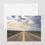 Was ist deine Reise? Postkarte (Vorne/Hinten)