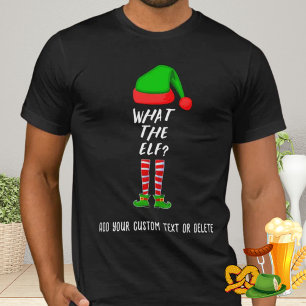 Was ist denn mit dem Elf? T-Shirt Weihnachten Fami