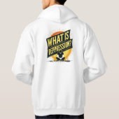 Was ist Depression? - Denkanreiz für die psychisch Hoodie (Rückseite)