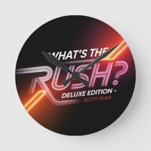 Was ist der Ansturm? Deluxe Edition Cover Art Runde Wanduhr