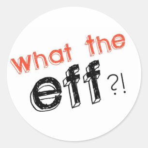 Was ist der EFF? Aufkleber! Runder Aufkleber