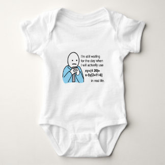 Was ist der Gebrauch von Lernen von Mathe? Baby Strampler