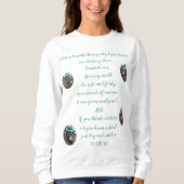 "Was ist der große Deal?" Sweatshirt (Vorderseite)