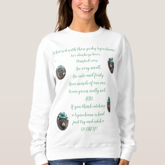 "Was ist der große Deal?" Sweatshirt (Vorderseite)