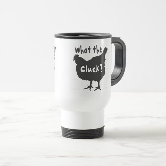 Was ist der Kluck? Reisebecher (VorderseiteRechts)