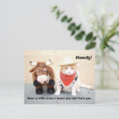 Was ist der neueste Stier? Postkarte (Stehend Vorderseite)