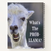 Was ist der Prob- Llama? Niedlich Funny LLAMA Notizblock (Rückseite)