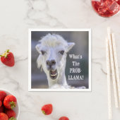Was ist der Prob- Llama? Niedlich Funny LLAMA Serviette (Beispiel)