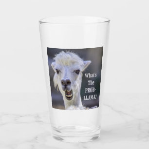 Was ist der Prob-Llama? Niedliche LLAMA Glas