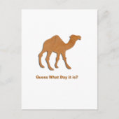 WAS IST DER TAG? POSTKARTE (Vorderseite)