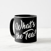 WAS IST DER TEE? TASSE (Vorderseite Links)