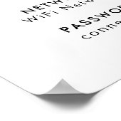 Was ist der WiFi-Code? | QR-Code-Scan zum Verbinde Poster (Ecke)