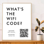 Was ist der WiFi-Code? | Wifi Network QR Code Poster