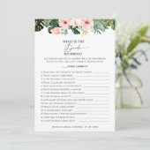 Was ist die Bride mit Tropenkarte? Einladung (Stehend Vorderseite)