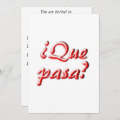 Was ist die Einladung? Einladung (Vorne/Hinten)