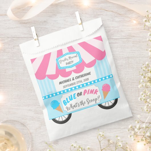 Was ist die Genderoffenbarung für Schotteneis? Geschenktütchen (Ausgeschnitten)