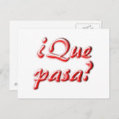 Was ist die Karte? Postkarte (Vorne/Hinten)