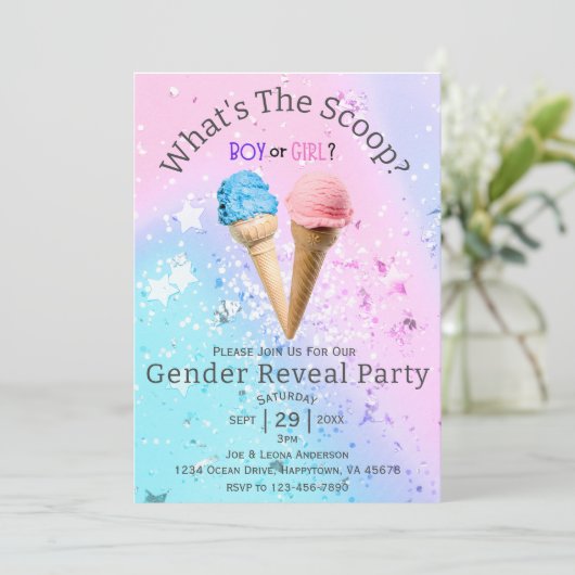 Was ist die Schottengeschlechtscreme? Einladung (Stehend Vorderseite)