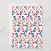 Was ist die Scoop Girl or Boy Gender Reveal? Einladung (Rückseite)