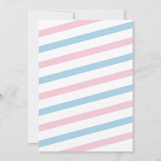 Was ist die "Scoop Ice Cream Gender Reveal"? Einladung (Rückseite)