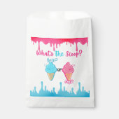 Was ist die "Scoop Ice Cream Gender Reveal"? Geschenktütchen (Vorderseite)