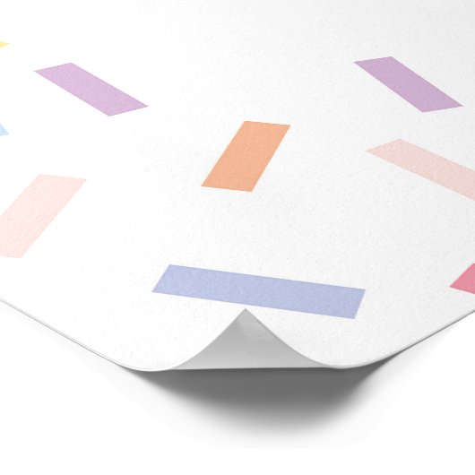 Was ist die Scoop Ice Creme Gender-Offenbarung? Poster (Ecke)