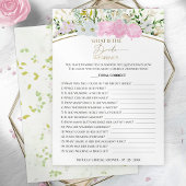 Was ist die Wildblume-Karte der Braut? Einladung