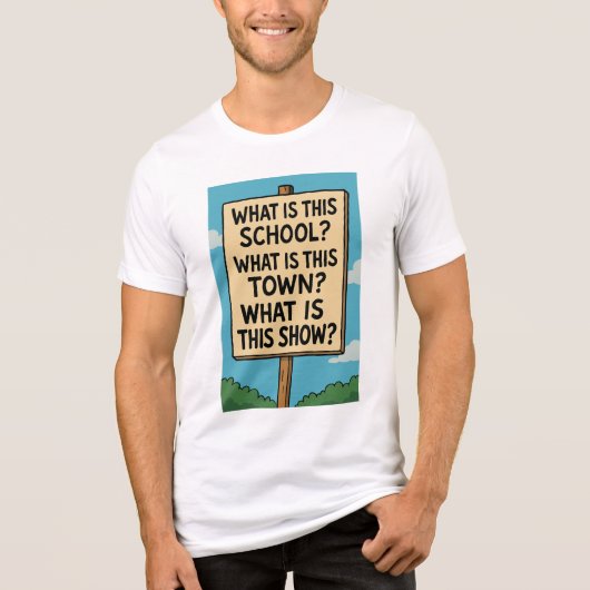 Was ist diese Show?! Tri-Blend Shirt (Vorderseite)