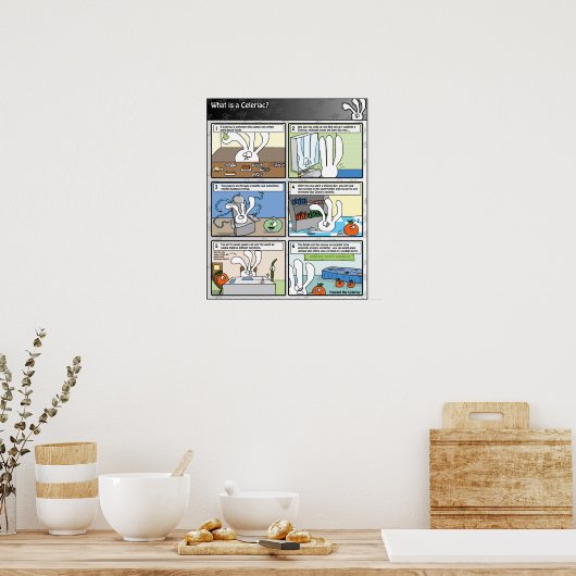 Was ist ein Celeriac? Poster (Küche)