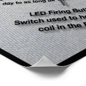 Was ist ein elektronisches Zigaretteninformatives  Poster (Ecke)