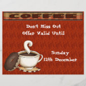 Was ist ein Kaffee ohne einen Donut! Flyer (Hinten)