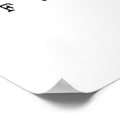 Was ist ein mögliches White Black Encouration Zita Poster (Ecke)