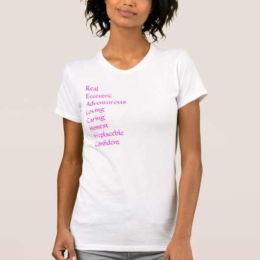 Was ist ein RealChic? T-Shirt (Vorderseite)