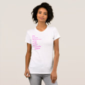 Was ist ein RealChic? T-Shirt (Vorne ganz)