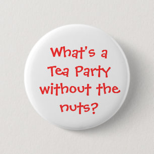 Was ist ein Tee-Party ohne die Nüsse? Button