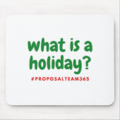 Was ist ein Urlaub__1? Mousepad (Vorne)