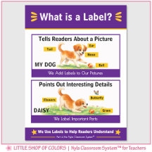 Was ist eine Beschriftung Classroom Anchor Chart