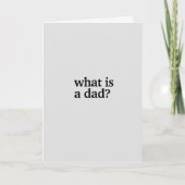 Was ist eine Vater Funny Pregnancy Announccard? Ankündigung (Vorderseite)