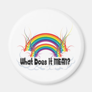 WAS IST ES GEMEIN? DOPPELRAINBOW MAGNET