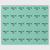 Was ist es? geschenkpapier (Flach)