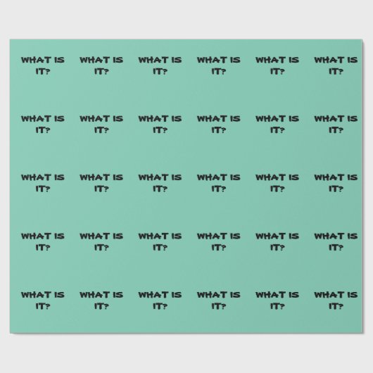 Was ist es? geschenkpapier (Flach)