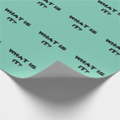 Was ist es? geschenkpapier (Ecke)