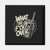 Was ist F K über Walkie Talkie Hand Radio Sar? Magnet (Vorne)