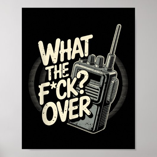 Was ist F K über Walkie Talkie Hand Radio Sar? Poster (Vorne)