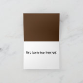 Was ist Gnu, Funny Buffalo Cartoon Animal Pun? Karte (Innenseite)