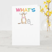 WAS IST GNU MIT EWE? KARTE (Gelbe Blume)