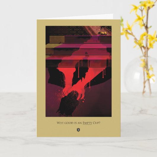 Was ist gut ein leerer Cup? Karte (Gelbe Blume)