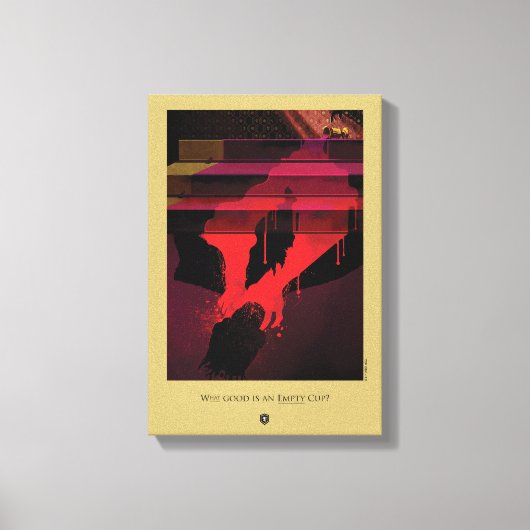 Was ist gut ein leerer Cup? Leinwanddruck (Vorderseite)