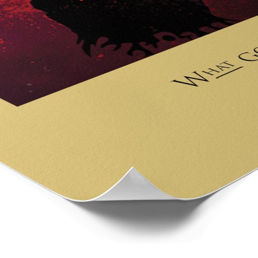 Was ist gut ein leerer Cup? Poster (Ecke)