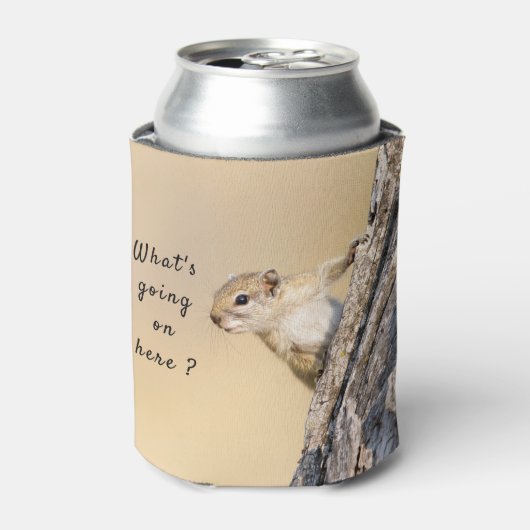 Was ist hier los mit Eichhörnchen-Foto? Dosenkühler (Kanne Vorderseite)